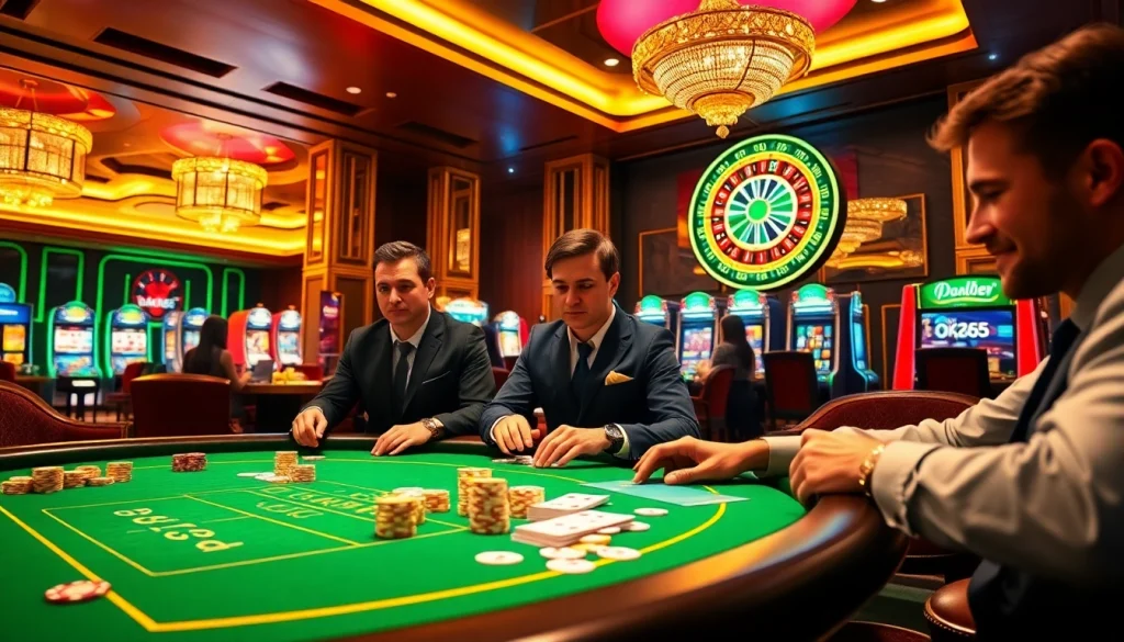 Experience the excitement of gambling at ok365 with vibrant games and engaging casino elements.