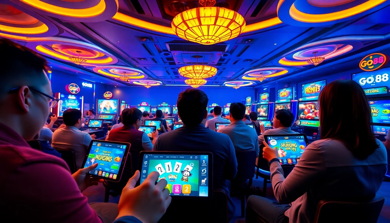 Experience thrilling Go88 gameplay with interactive gaming on mobile devices.