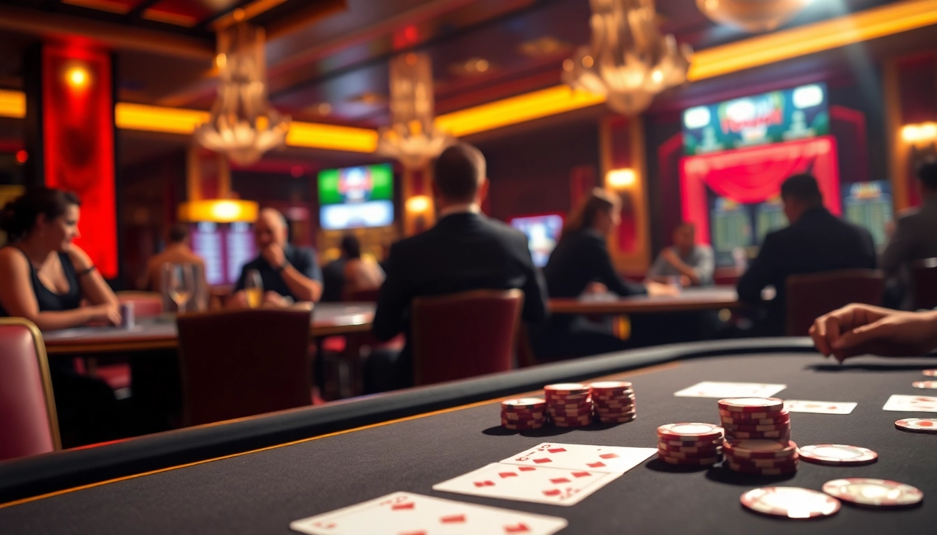 Experience the thrill and luxury of 18vip娛樂 at a vibrant casino table.