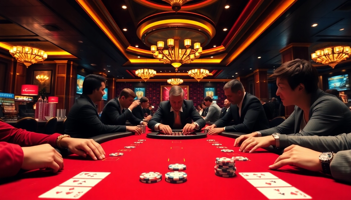Experience the thrill of AT99娛樂 with vibrant gameplay at an engaging casino poker table.