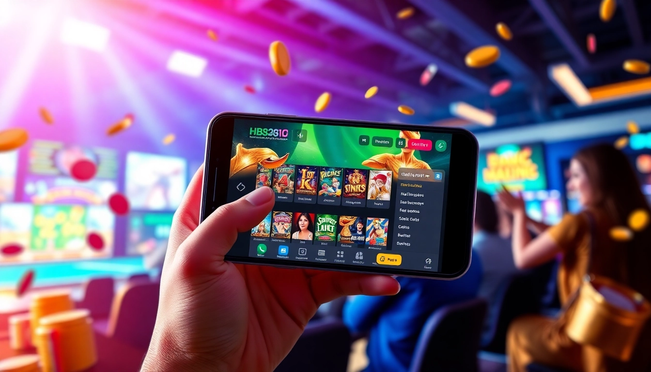 Exciting online gaming experience at HB88 with vibrant graphics and modern interface.
