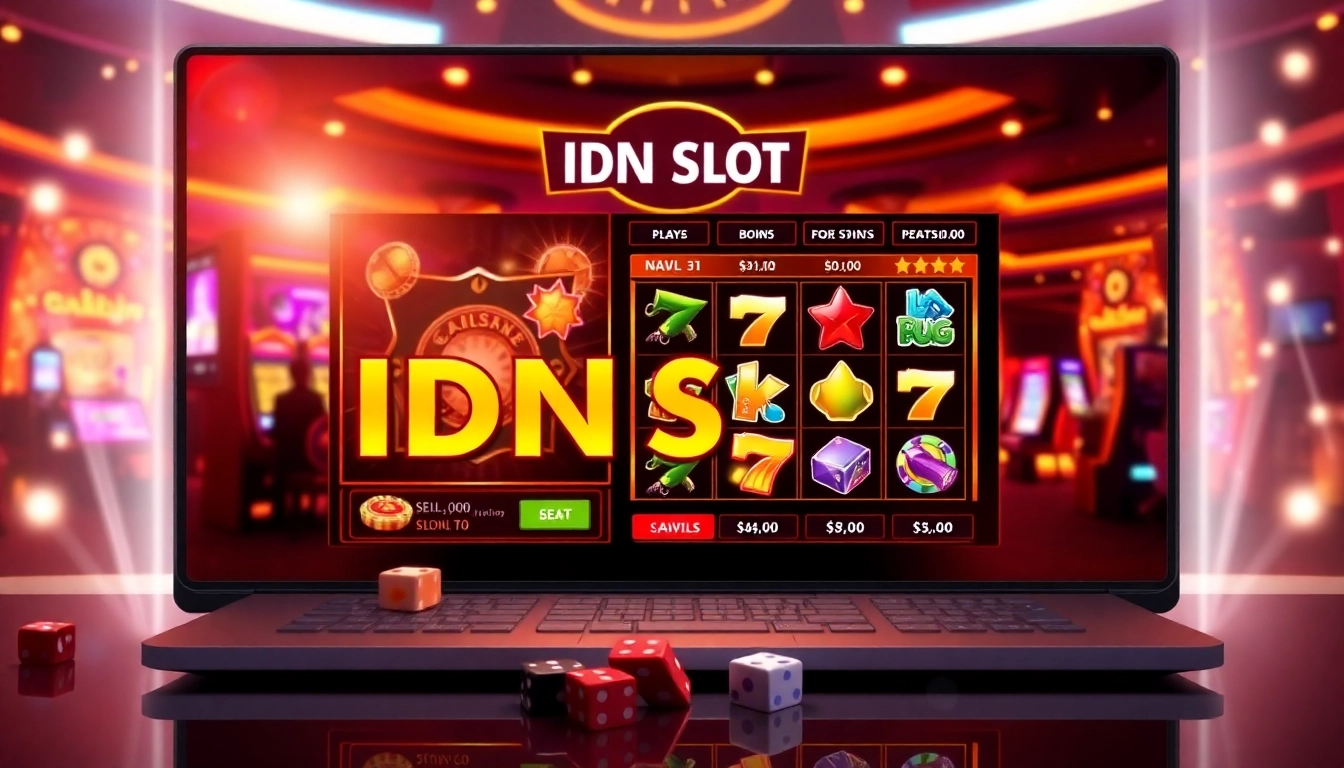 Experience the thrill of idnslot with dynamic slot games and vibrant casino visuals.
