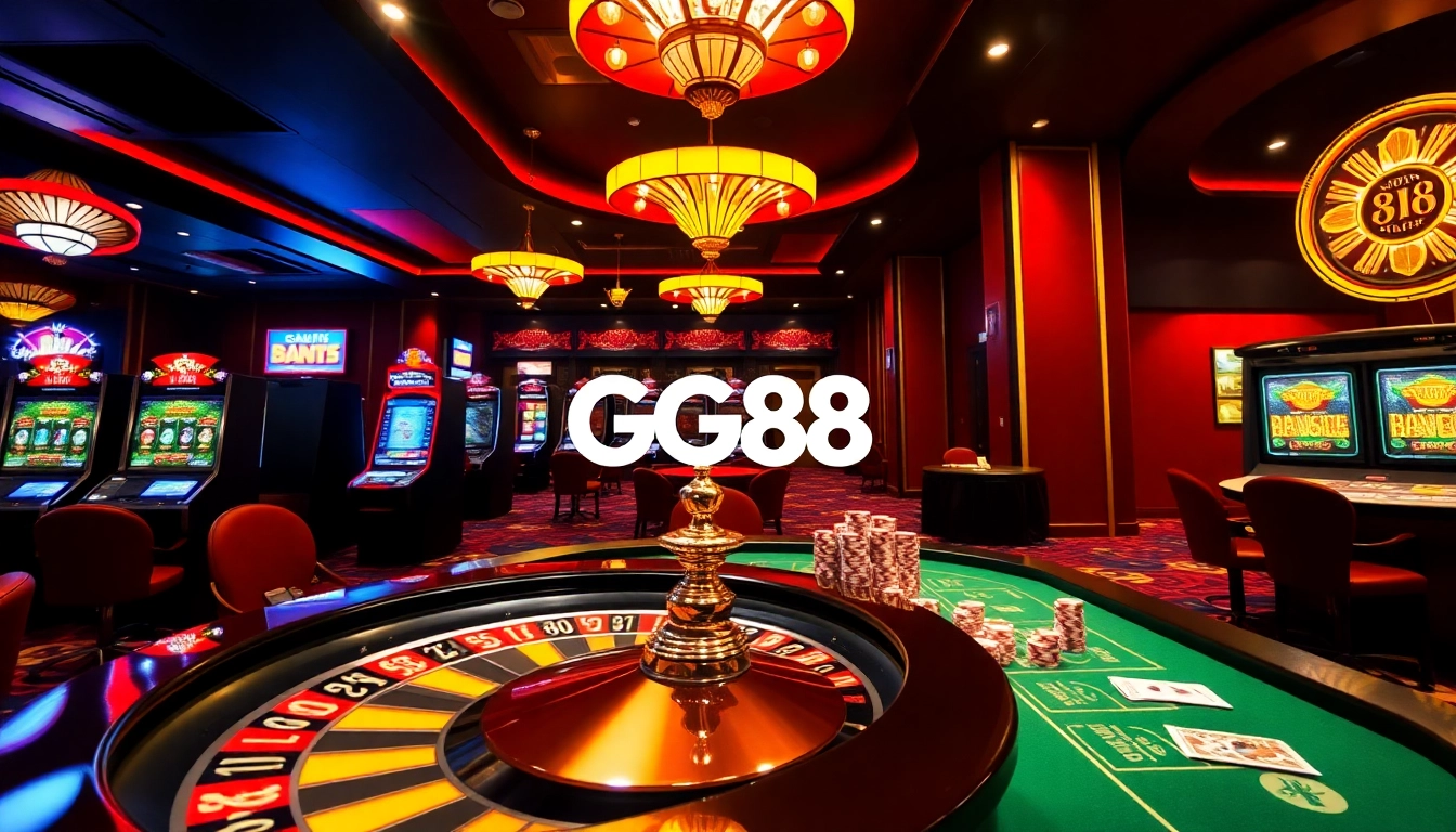 Experience the luxury and excitement of online gambling at https://gg88.biz/ with vibrant casino visuals.