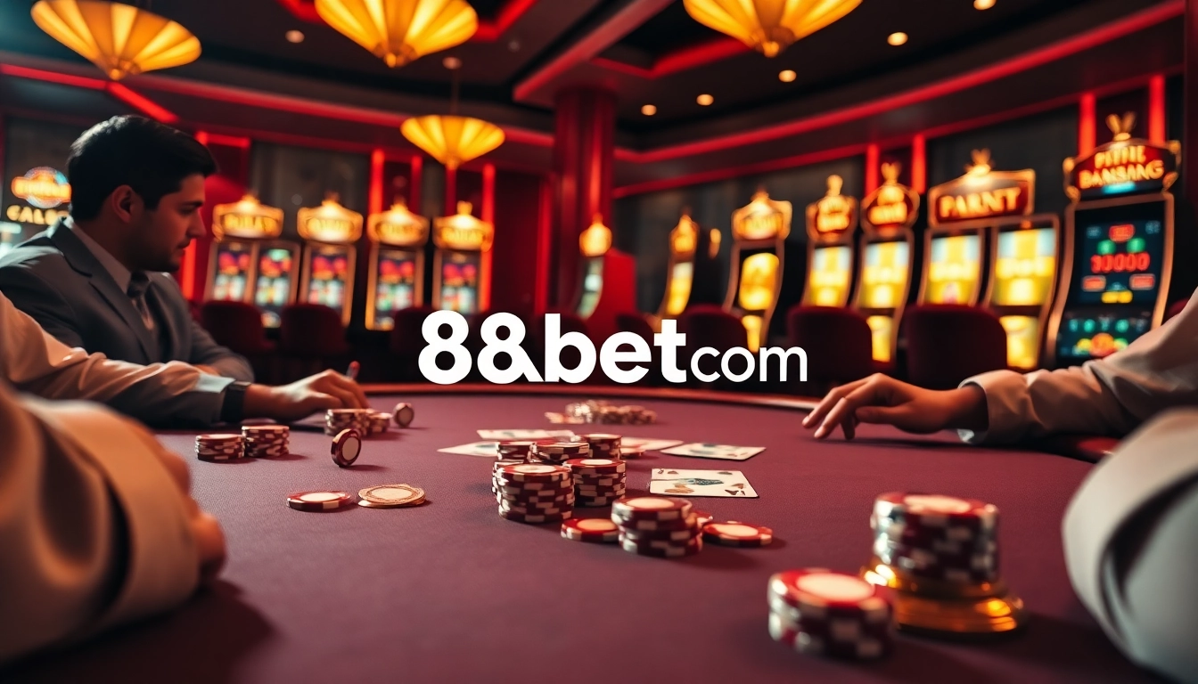 Experience the thrill of high-stakes poker at 8kbet. com with luxurious casino elements.
