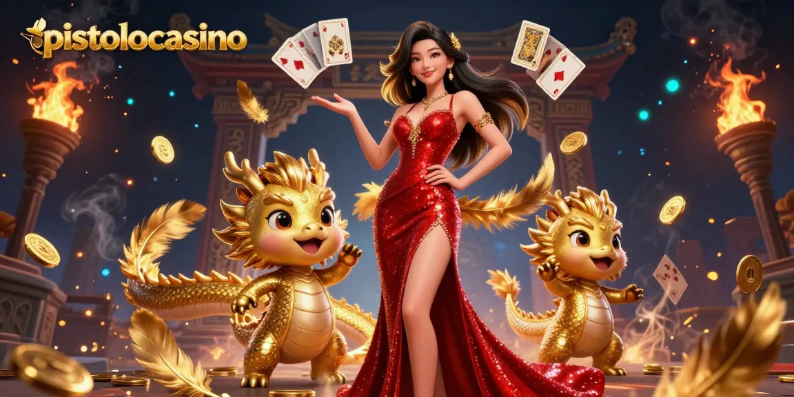 Experience the excitement at pistolocasino with themed gambling illustrations and vibrant characters.