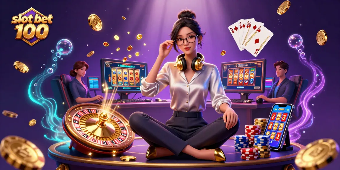 Experience thrilling slot bet 100 gameplay with stunning graphics and interactive casino elements.