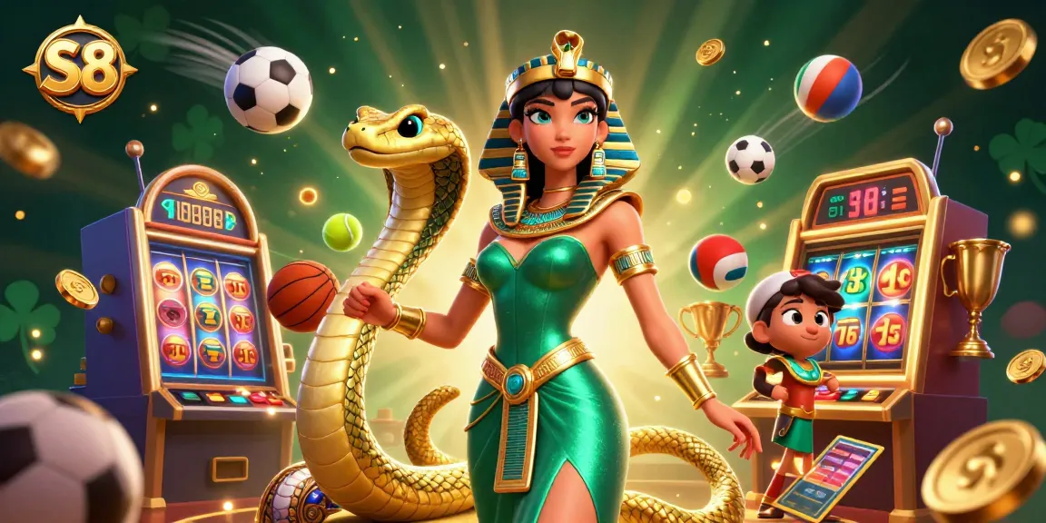 Experience exciting gameplay at S8's casino with lucky slots and vibrant elements enhancing your thrill.