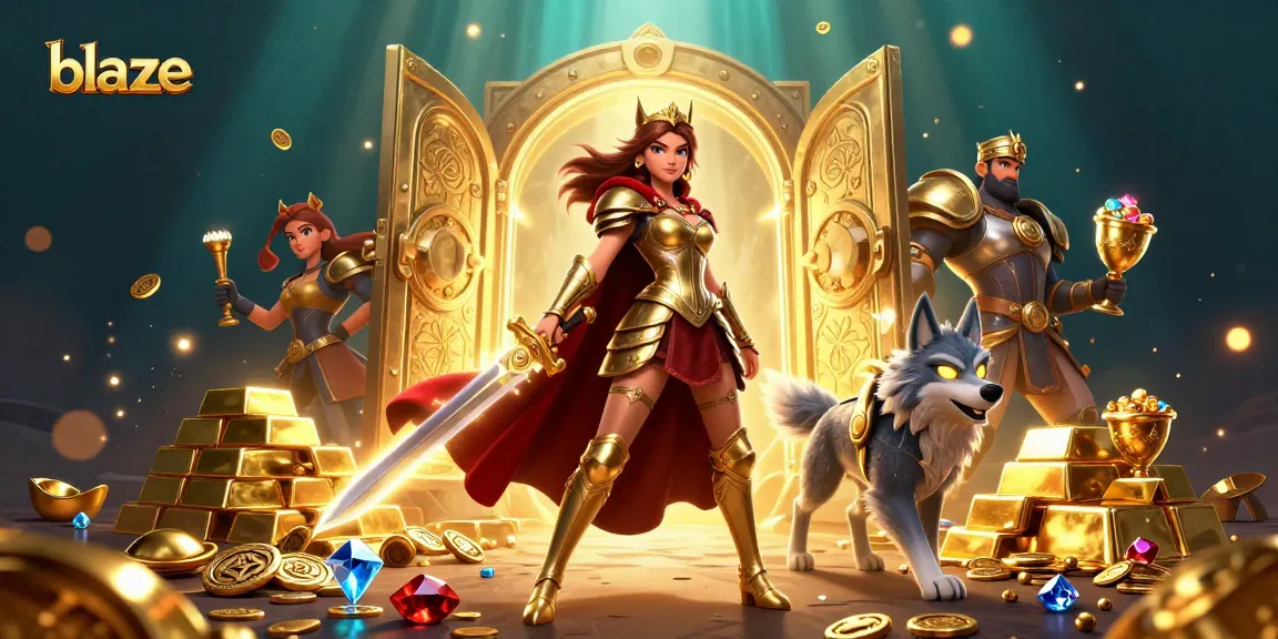 Play exciting casino games with blaze, featuring dynamic characters and stunning treasures.