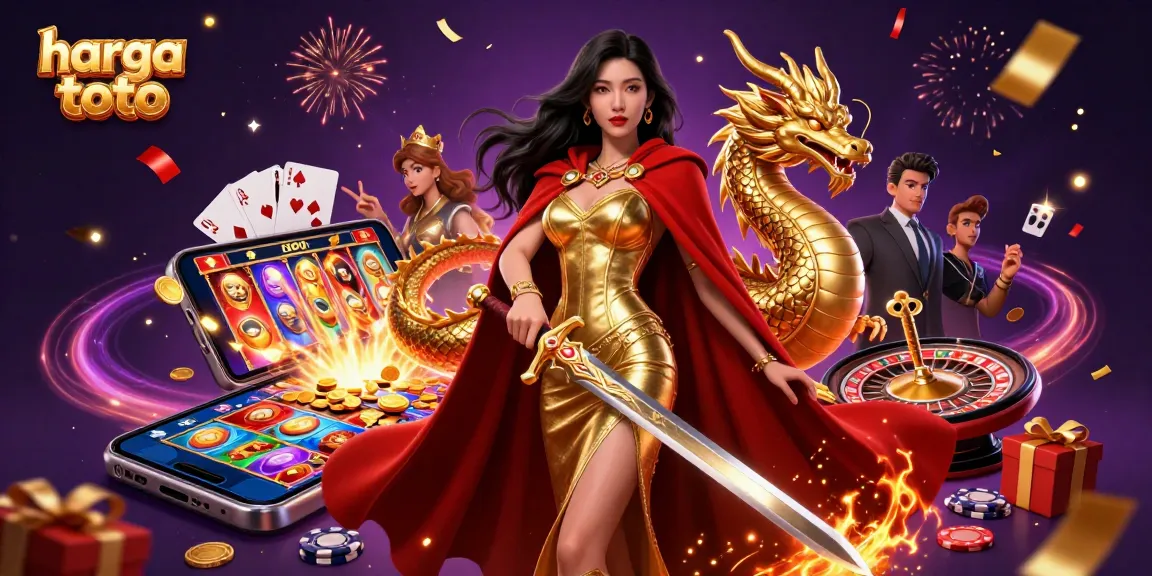 Putar dan menangkan dengan harga toto di adegan permainan kasino online yang berwarna-warni ini!