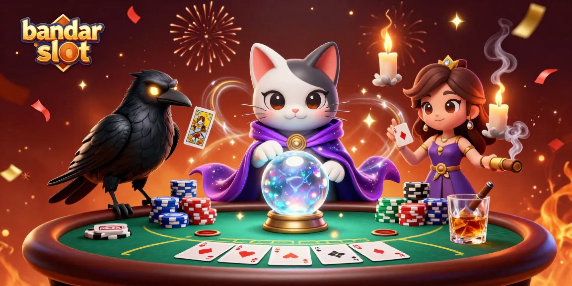 Experience thrilling action at bandar slot with vibrant slot games and poker elements.