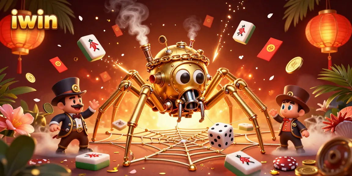 Experience iwin's 3D animated casino world with steampunk elements and engaging game features.