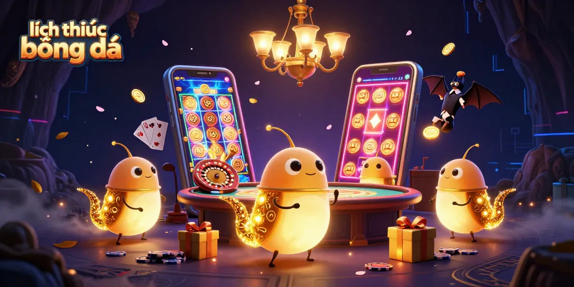 Explore dynamic gameplay with cực kỳ hấp dẫn lịch thi đấu bóng đá and glowing casino elements.